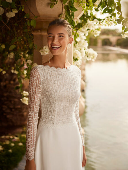 Rosa Clara Oceano brudklänning - Bild 3