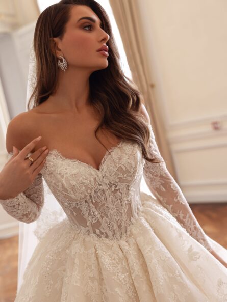 Ally Sima couture brudklänning - Bild 3