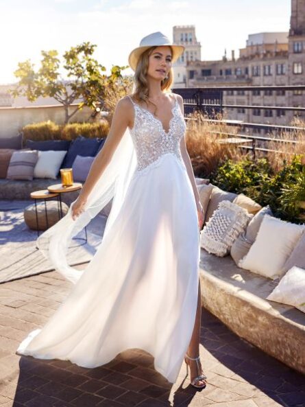 GLISTEN Pronovias brudklänning - Billede 2