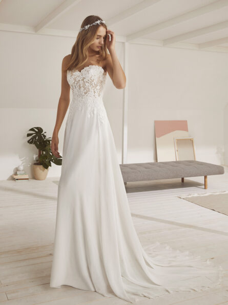 White One Omega brudklänning - Bild 1