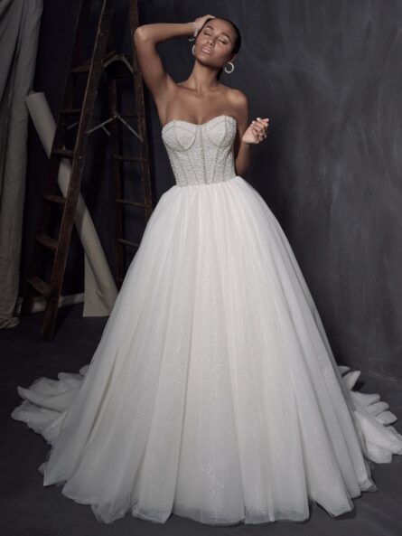 Maggie Sottero Elton bröllopsklänning - Billede 3