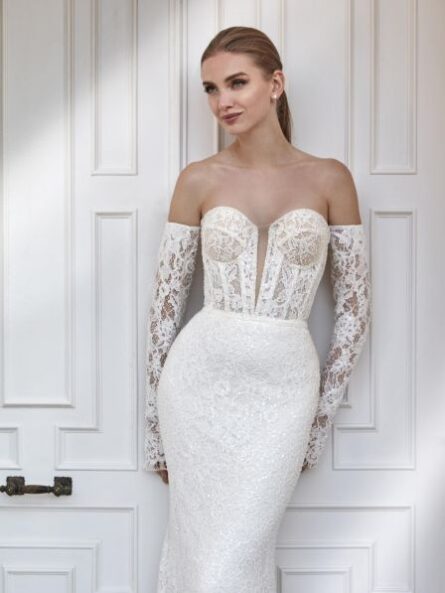 St Patrick Abir brudklänning - Bild 2