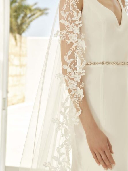 S422 brudslöja Bianco evento - Bild 2