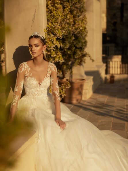 CARNELIAN brudklänning Bianco Evento - Bild 4