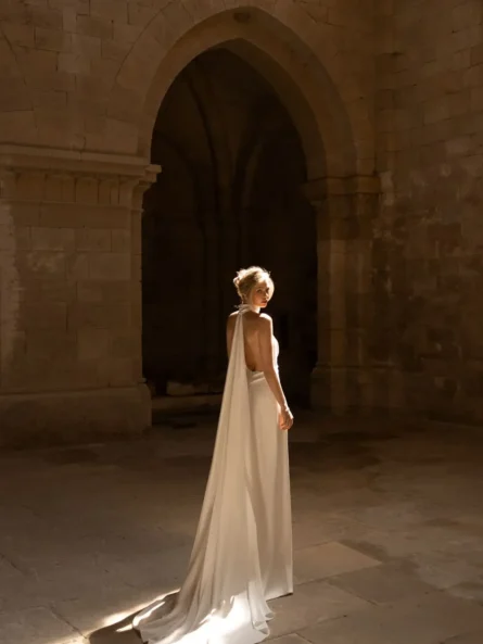 Eva lendel bröllopsklänning Rouge - Bild 3