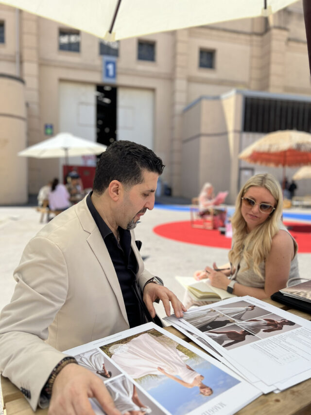 Ayman från Proms & Weddings möter Maggie Sottero på BBFW26