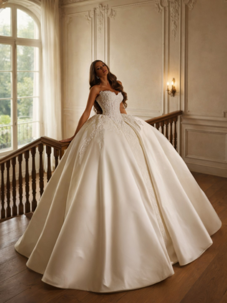 Harper Sima couture brudklänning - Bild 3